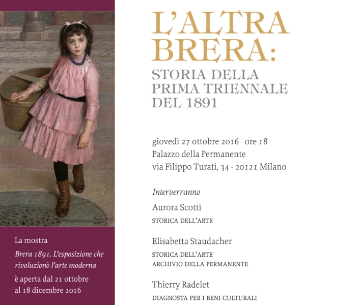 Conferenza “L’altra Brera: storia della prima Triennale del 1891” | 27 ottobre ore 18