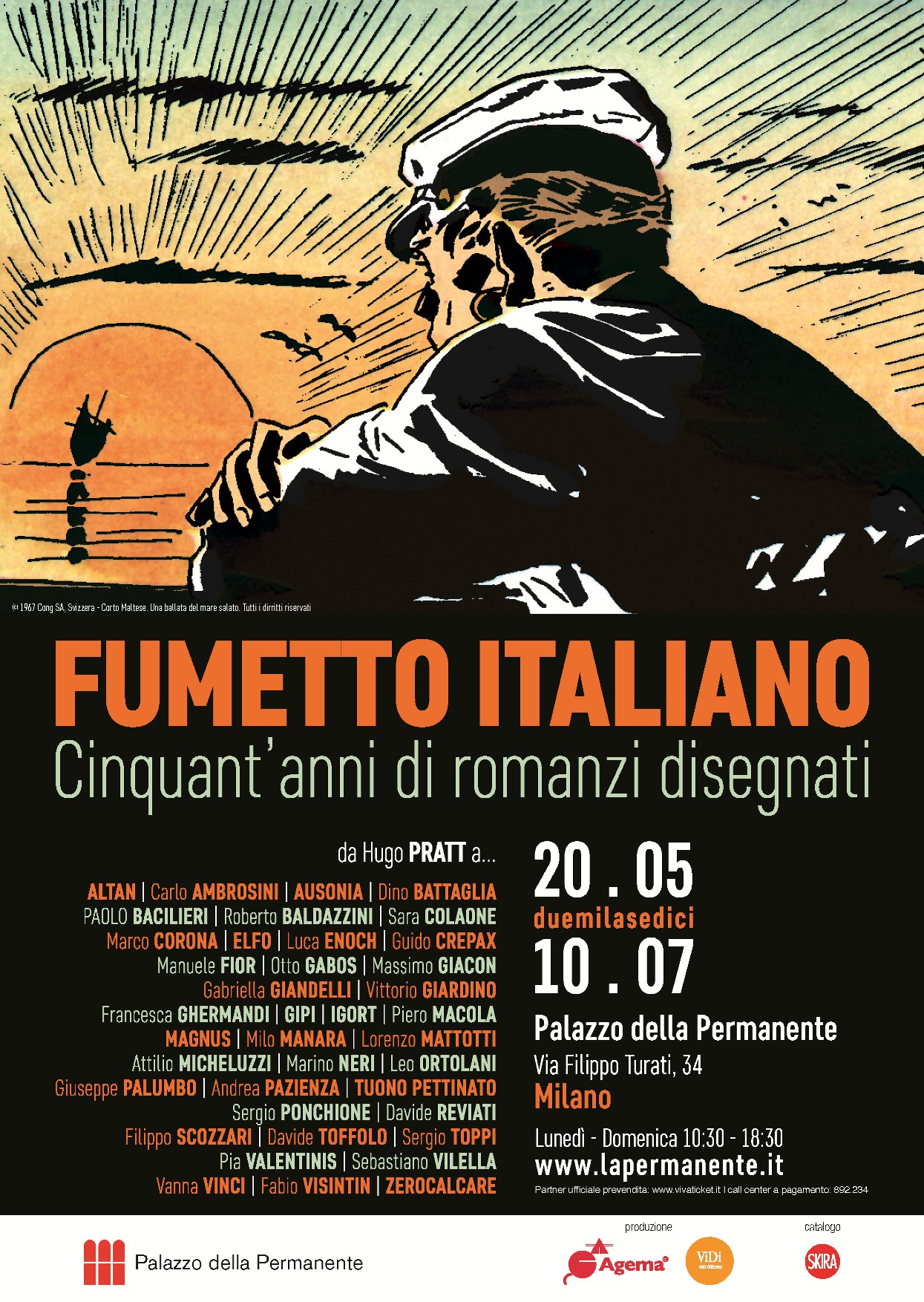 Società per la Belle Arti ed Esposizione Permanente Mostra Fumetto italiano.  Cinquant'anni di romanzi disegnati